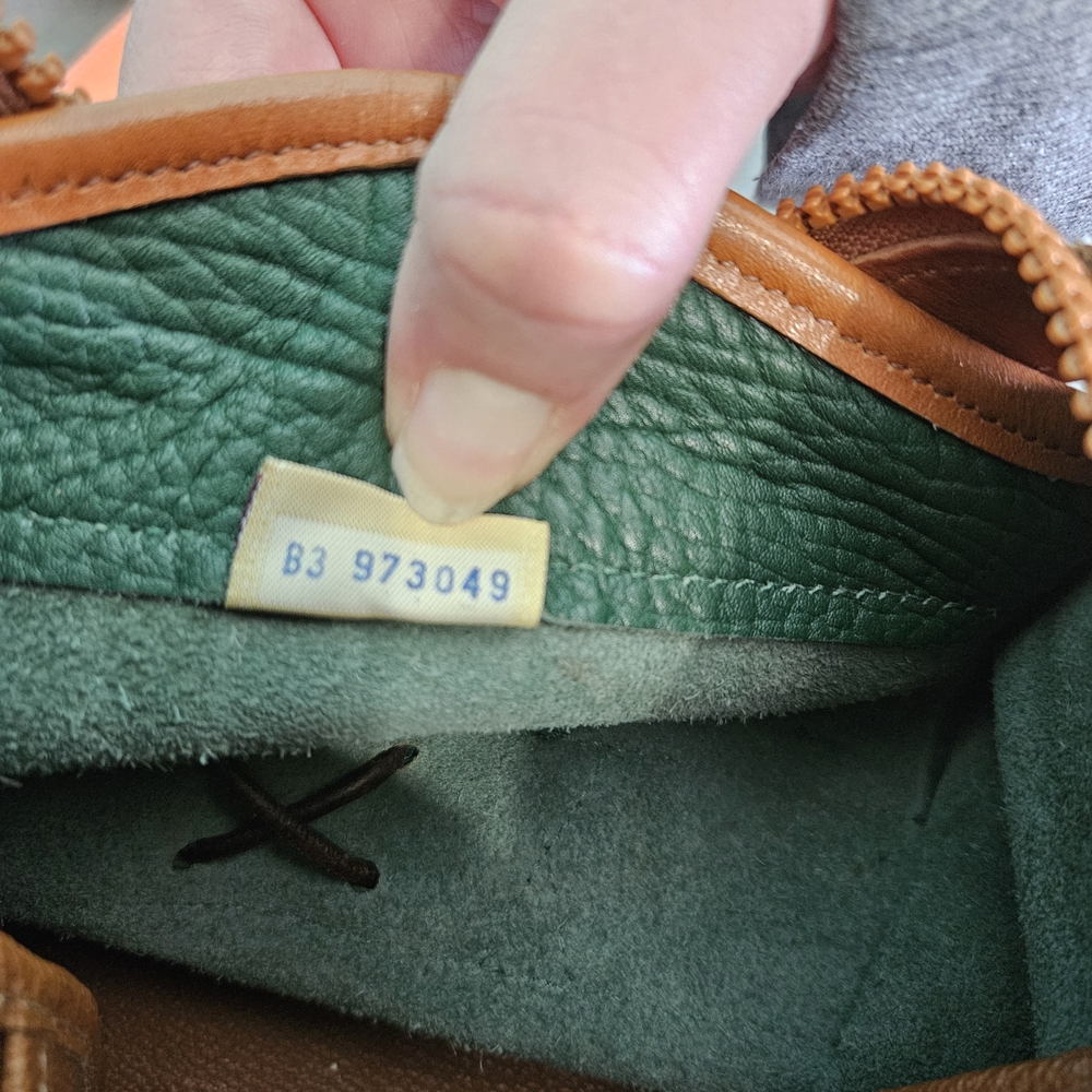 Dooney & Bourke Green and Tan Hobo Bag - Picture 6 of 6